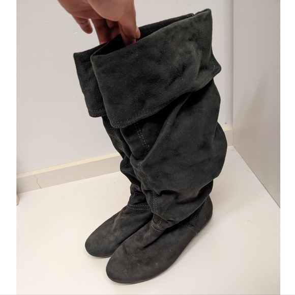 Nine West suede slouch boots - Picture 2 of 2